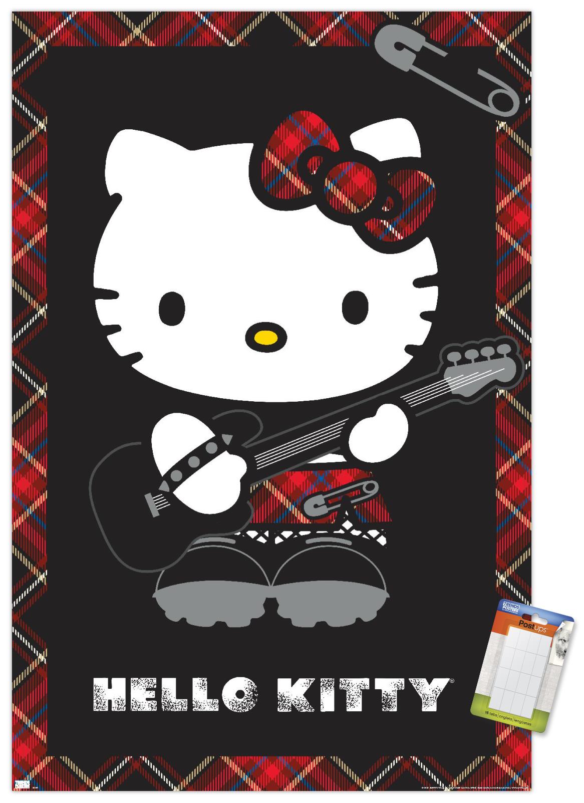 Hello Kitty - Punk Wall Poster, 22.375 x 34 